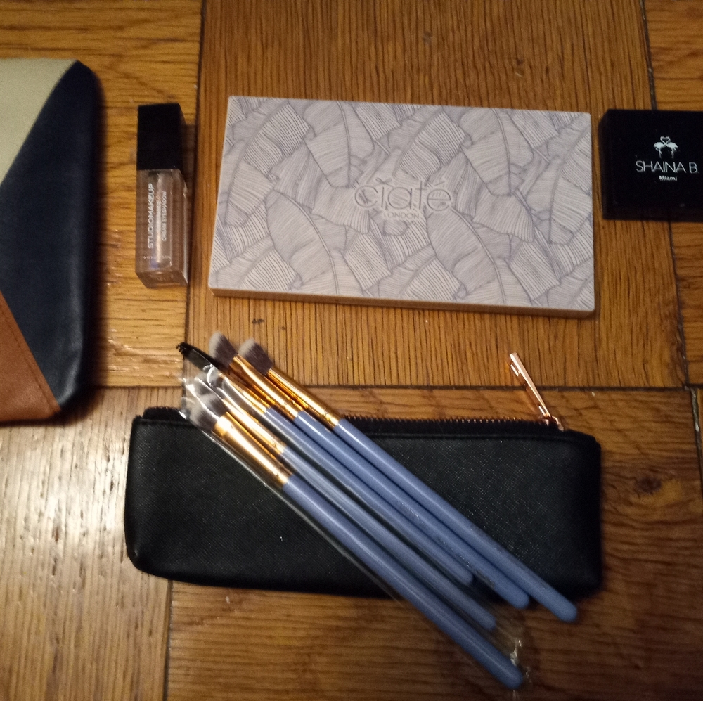 10 Pc Bundle:Ciate London Editor's Palette New England&Luxie Brush Set($120+)